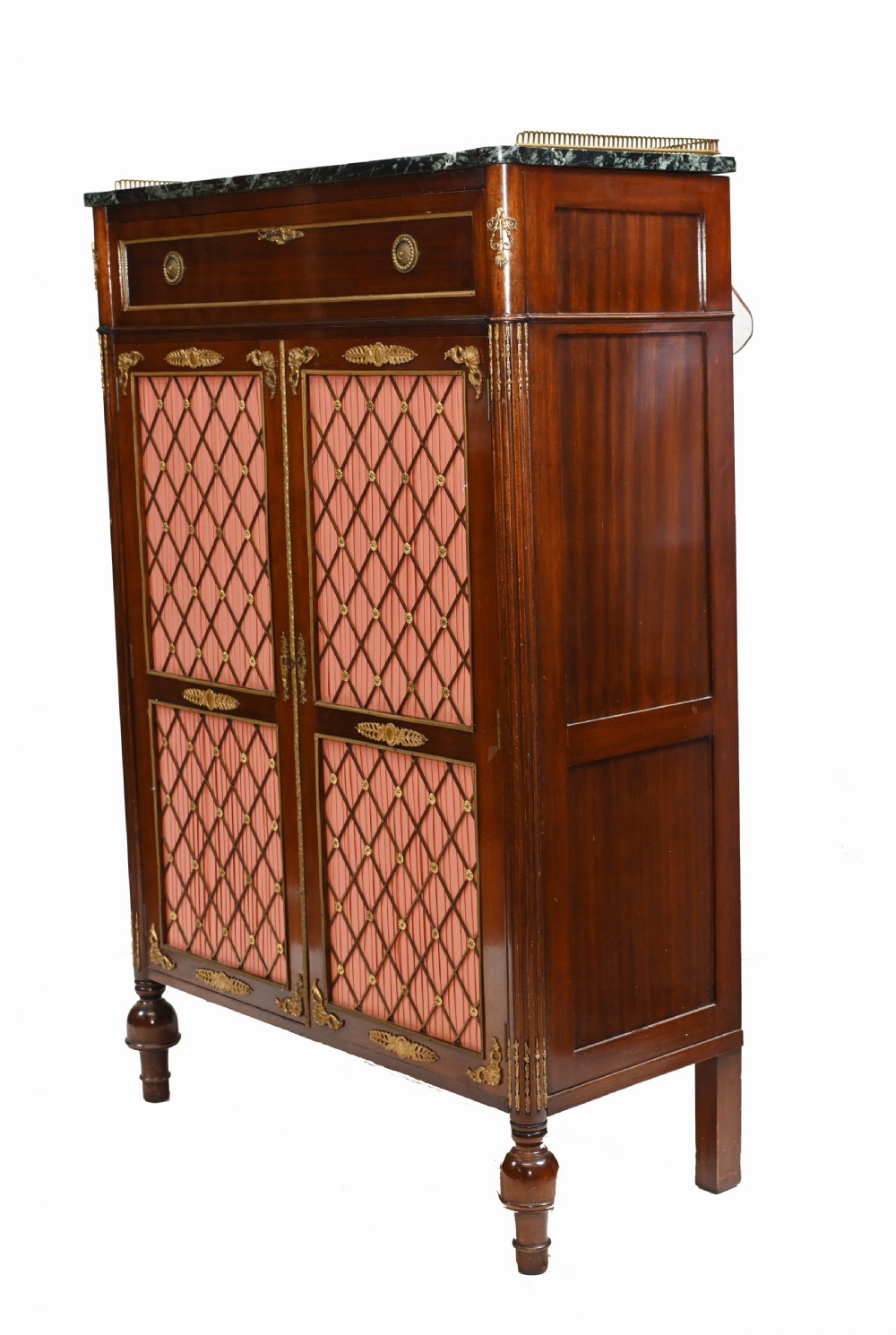 French Empire Cocktail Cabinet Mahogany Chest 1890 View IX