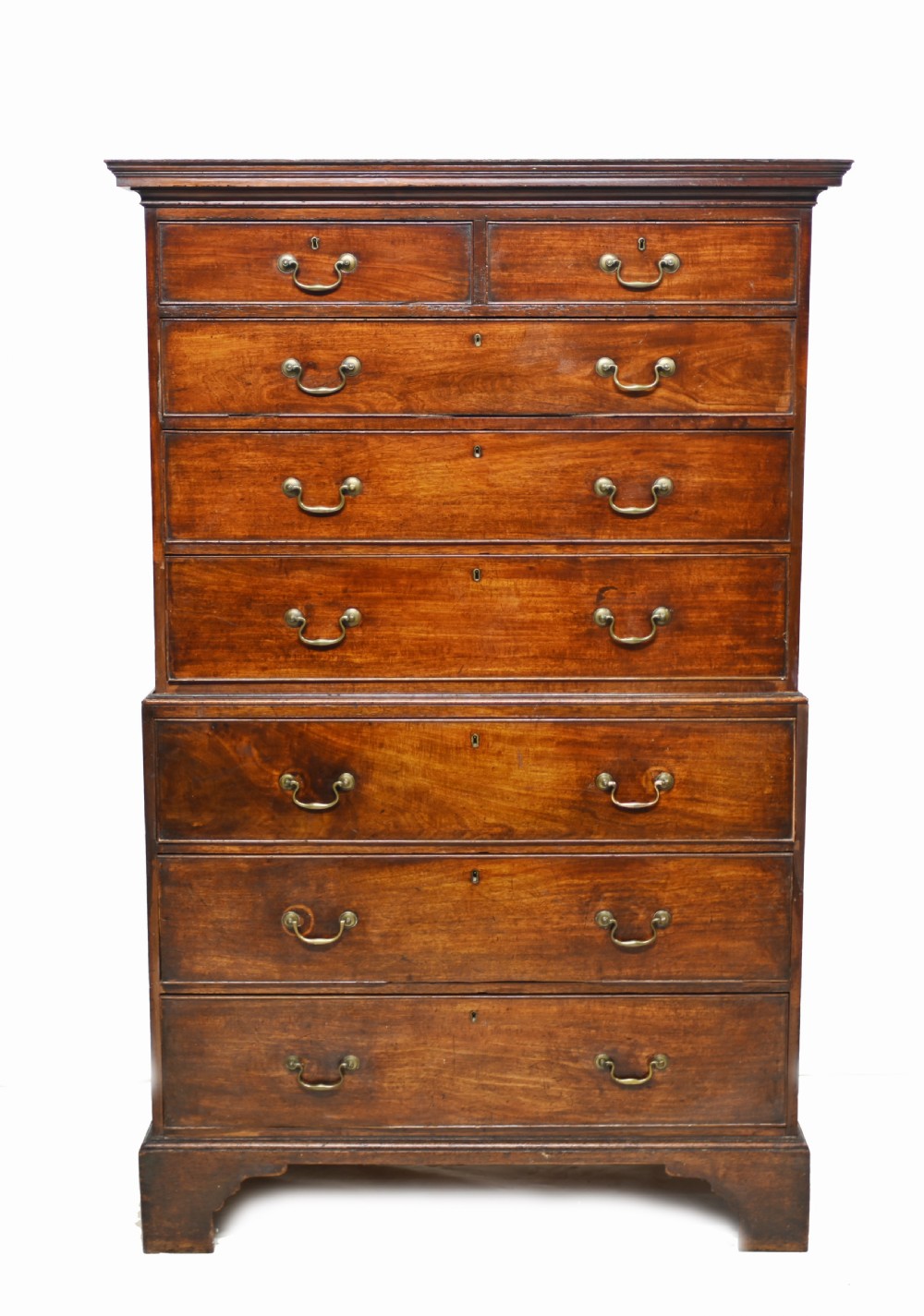 Mahogany Georgian Chest on Chest 1820 English Furniture