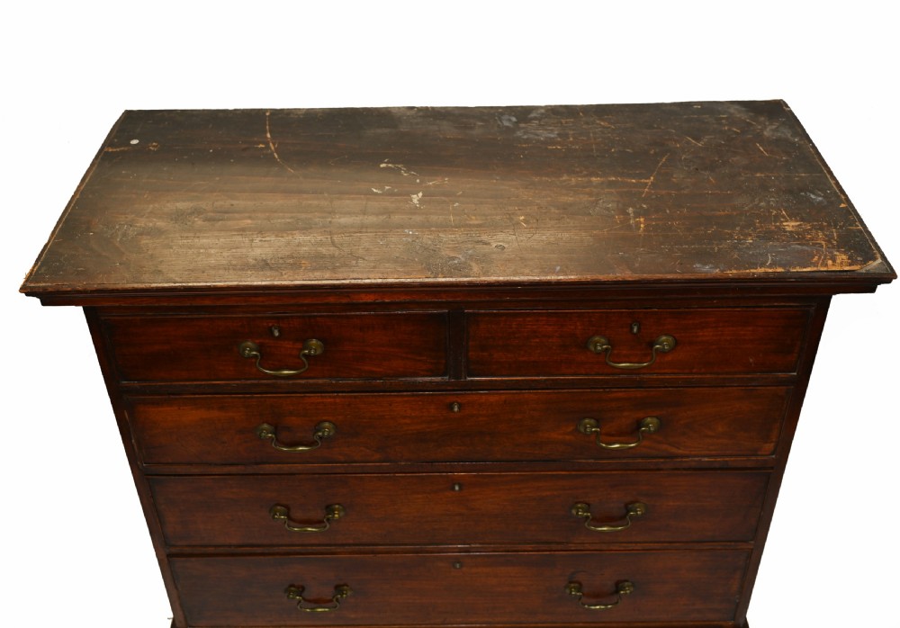 Mahogany Georgian Chest on Chest 1820 English Furniture View IV