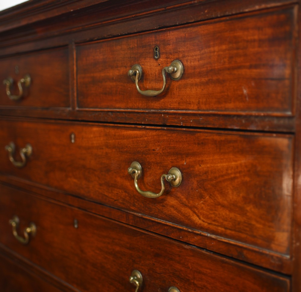 Mahogany Georgian Chest on Chest 1820 English Furniture View VI