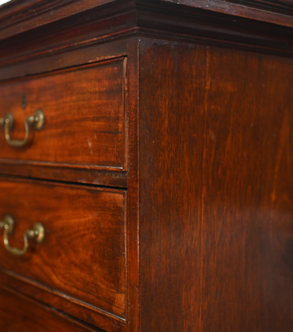 Mahogany Georgian Chest on Chest 1820 English Furniture View VII