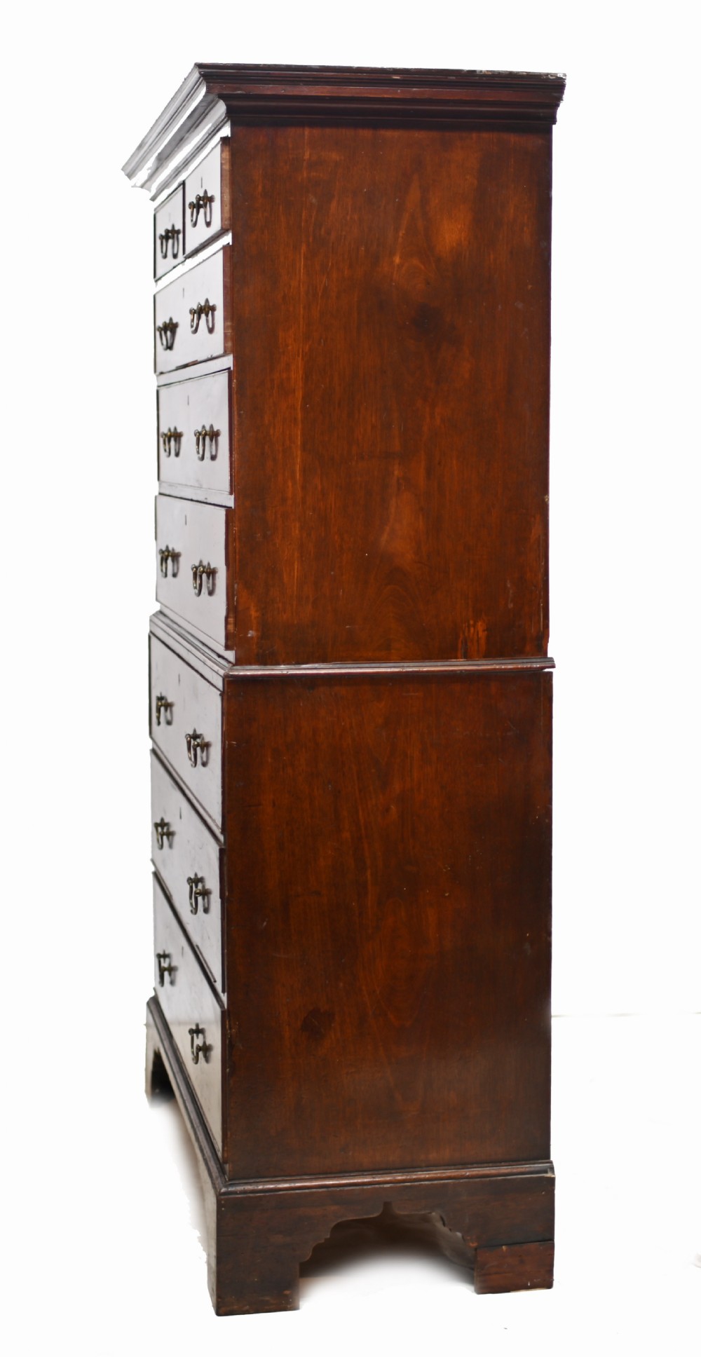 Mahogany Georgian Chest on Chest 1820 English Furniture View IX