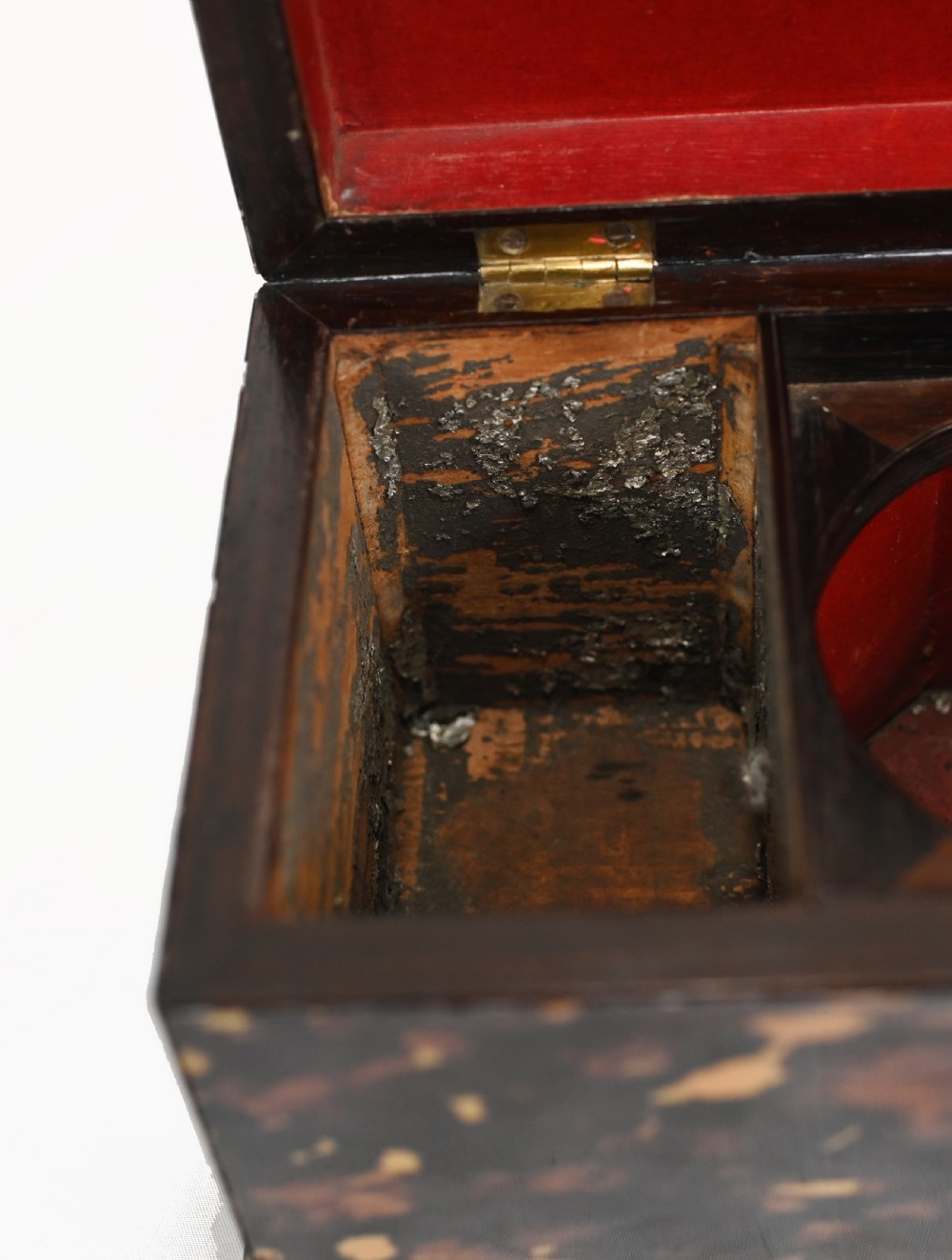Victorian Tea Caddy Box Faux Tort 1890 View IX
