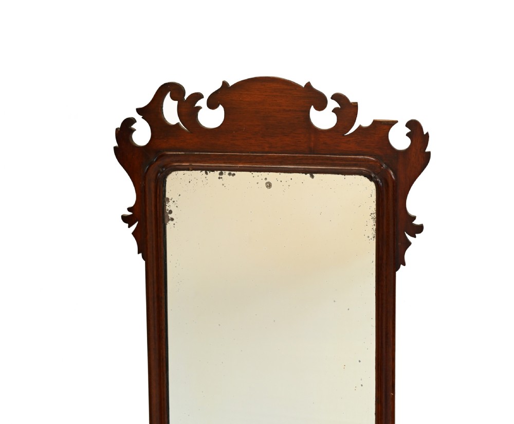 Georgian Cheval Mirror Swivel Mahogany 1890 View II