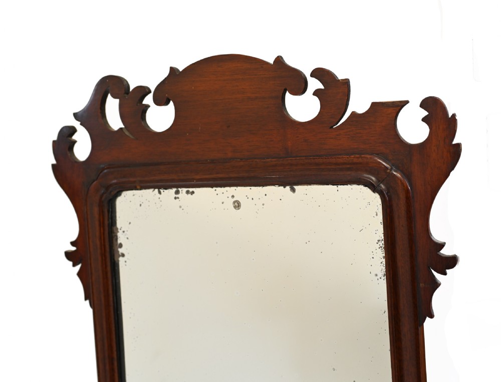 Georgian Cheval Mirror Swivel Mahogany 1890 View VII