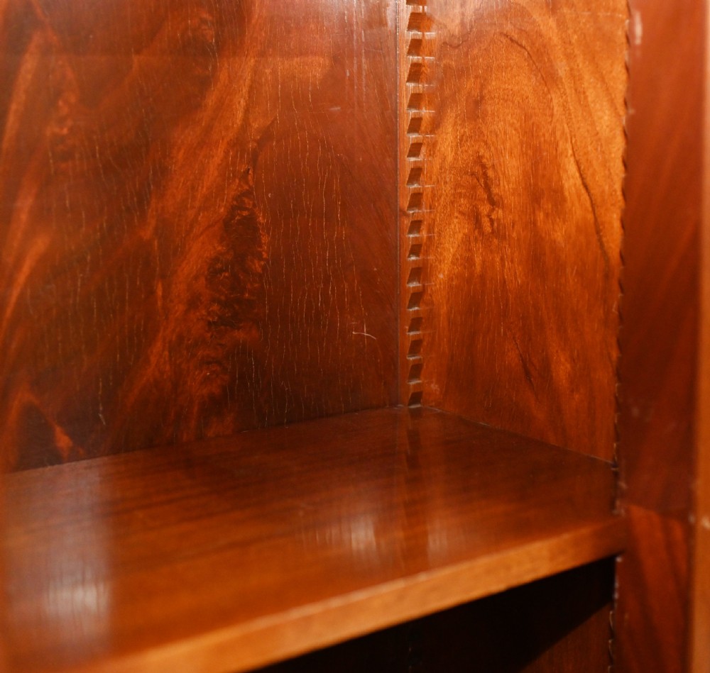 French E345mpire Breakfront Bookcase Flame Mahogany 1880 View XII