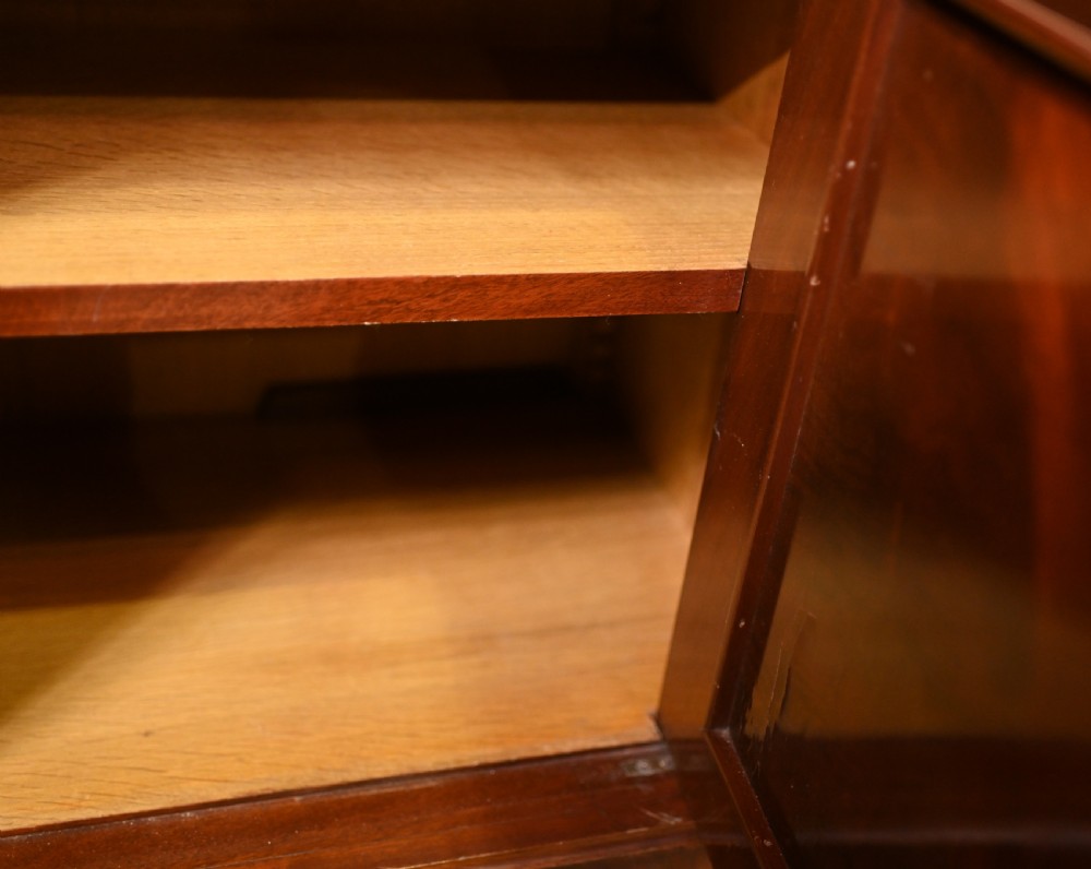 French E345mpire Breakfront Bookcase Flame Mahogany 1880 View XVI
