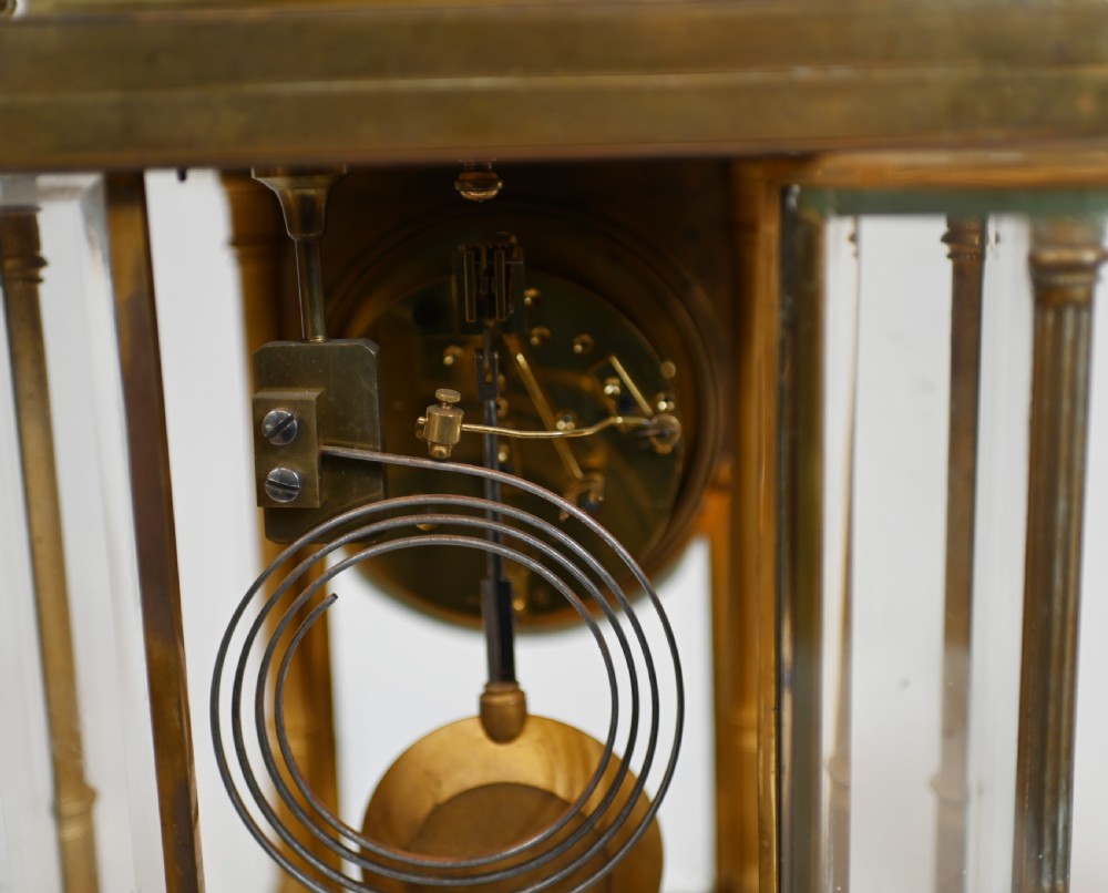 French Clock Set Garniture Champleve Antique Clocks 1860 View XIV