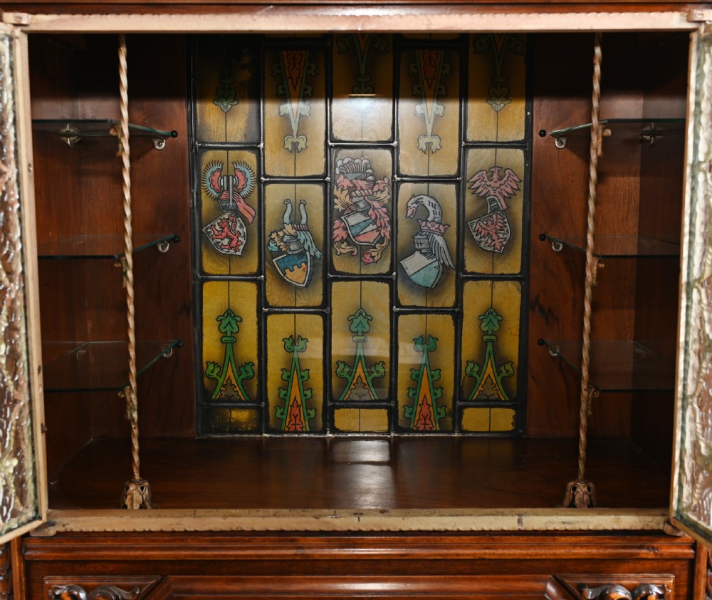Art Nouveau Cocktail Cabinet Belle Epoque Drinks Chest View IV