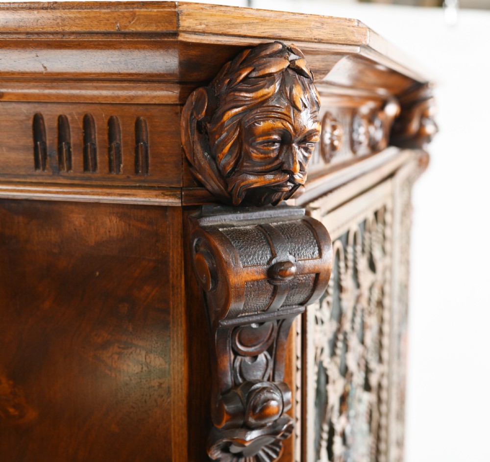 Art Nouveau Cocktail Cabinet Belle Epoque Drinks Chest View VIII