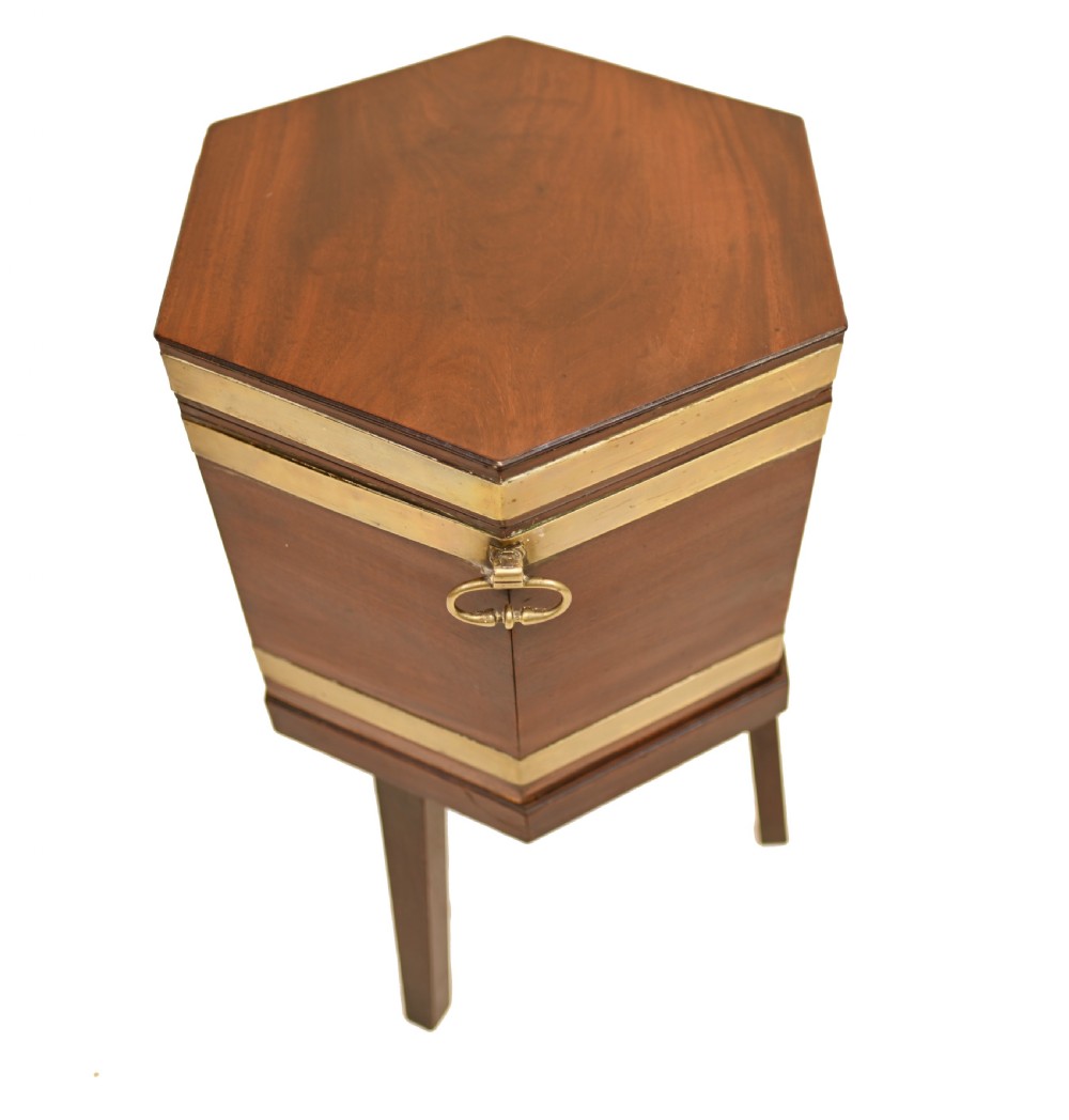 Georgian Wine Cooler Antique Mahogany Chest 1790 View II