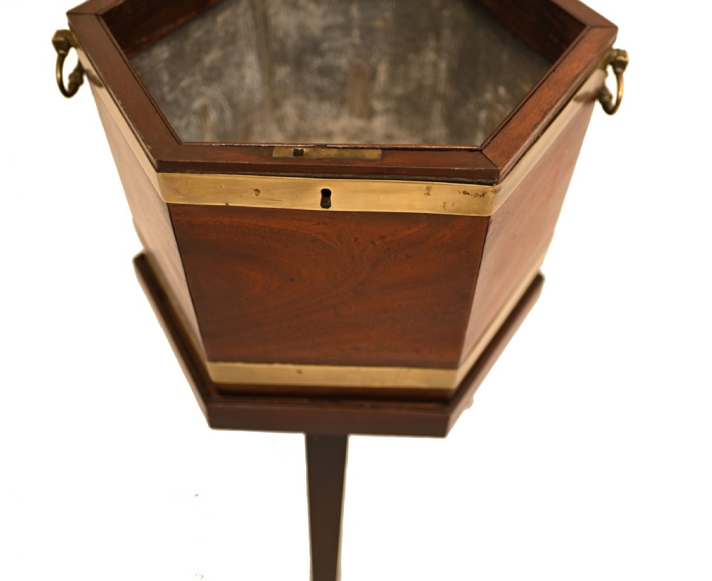 Georgian Wine Cooler Antique Mahogany Chest 1790 View VII