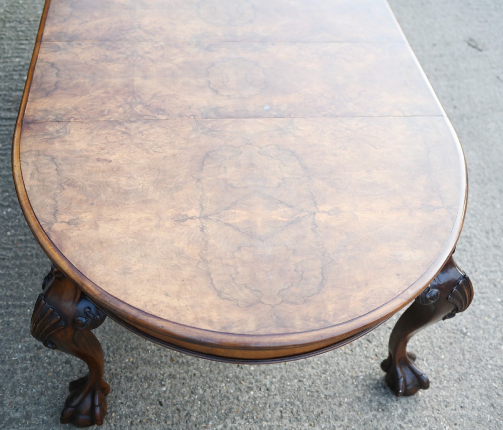 Chippendale Dining Table Walnut Extending Ball And Claw Antiques View VII