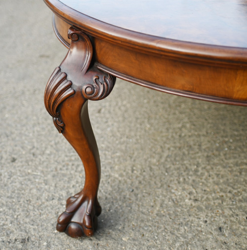 Chippendale Dining Table Walnut Extending Ball And Claw Antiques View X