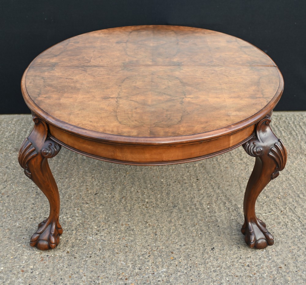 Chippendale Dining Table Walnut Extending Ball And Claw Antiques View XIX