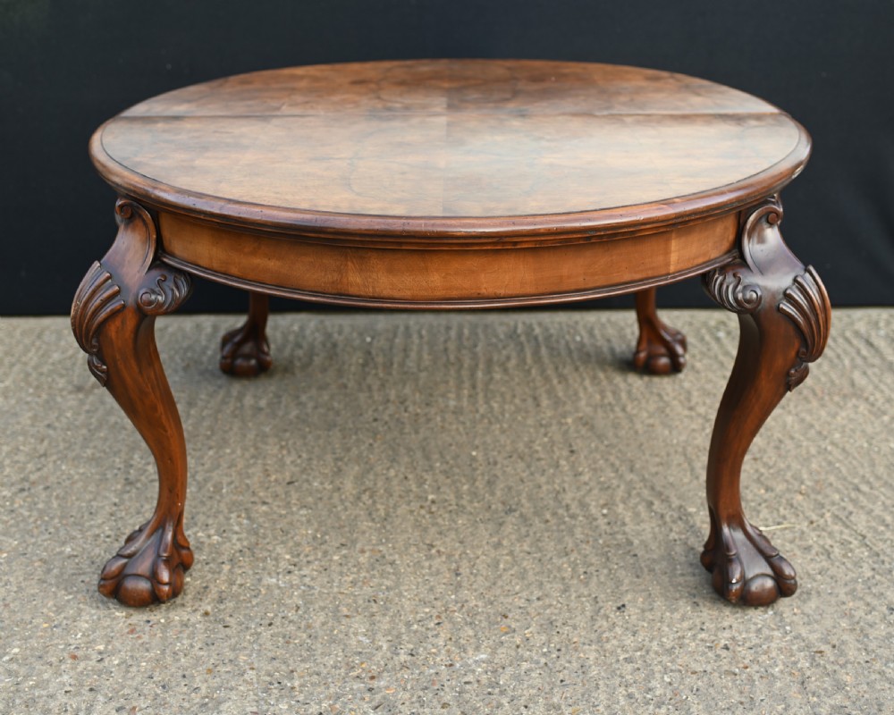 Chippendale Dining Table Walnut Extending Ball And Claw Antiques View XXI