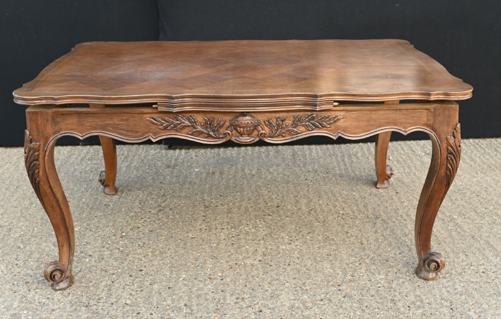 French Dining Table Extending Farmhouse Parquetry View V
