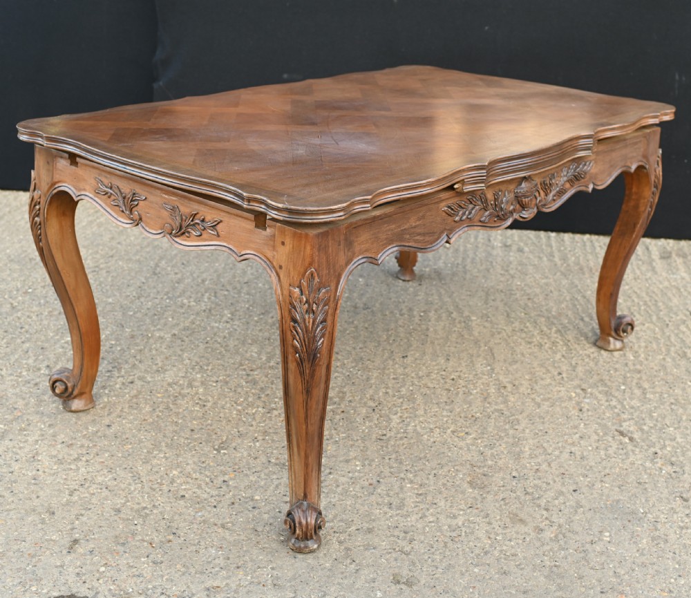 French Dining Table Extending Farmhouse Parquetry View VI
