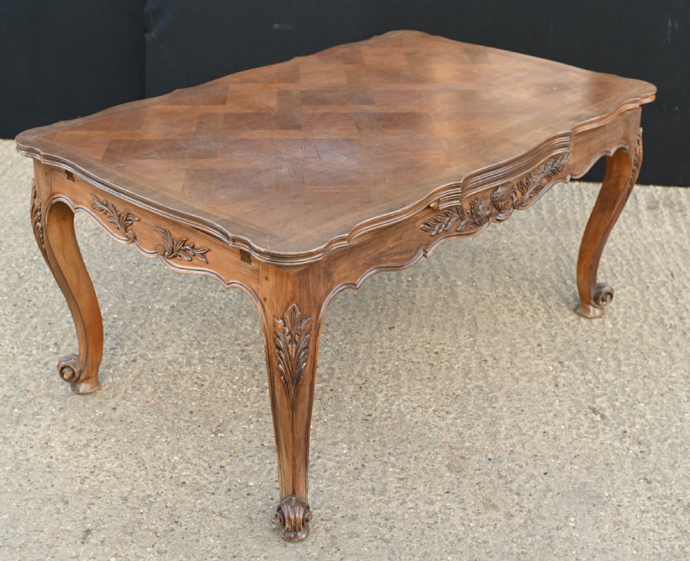 French Dining Table Extending Farmhouse Parquetry View VII