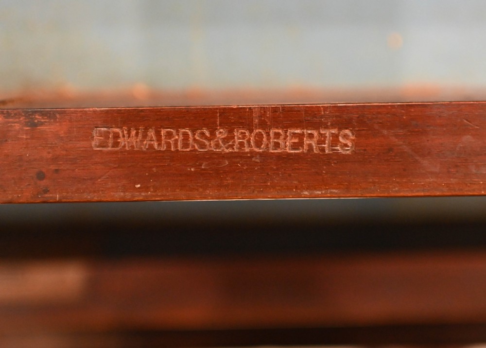 George II Bureau Mahogany Desk Edwards and Roberts Inlay
 View V