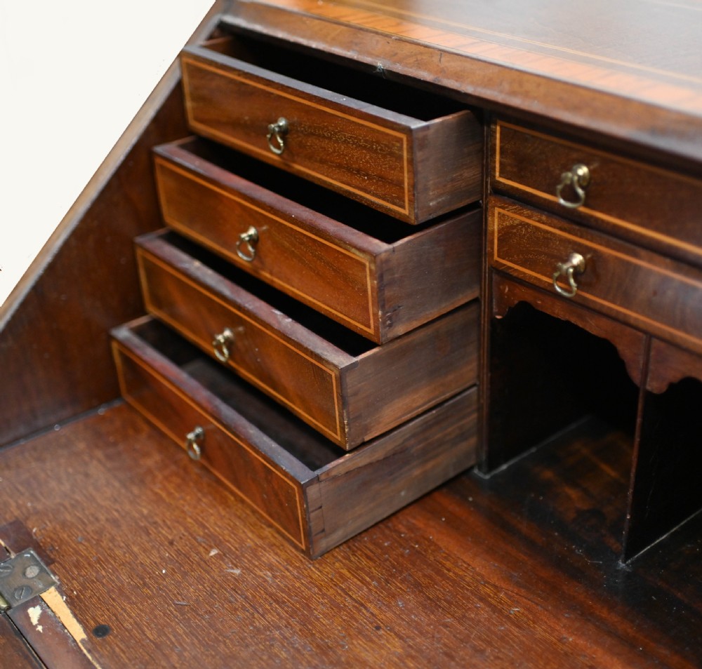 George II Bureau Mahogany Desk Edwards and Roberts Inlay
 View VIII