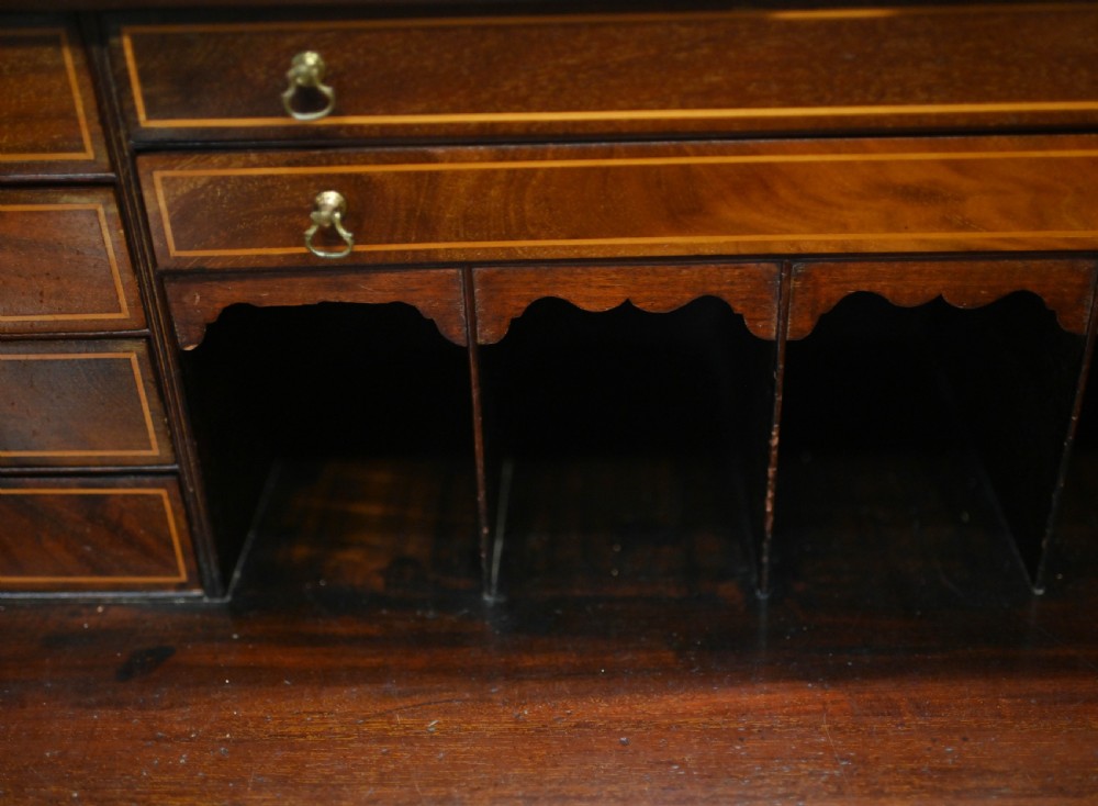 George II Bureau Mahogany Desk Edwards and Roberts Inlay
 View IX