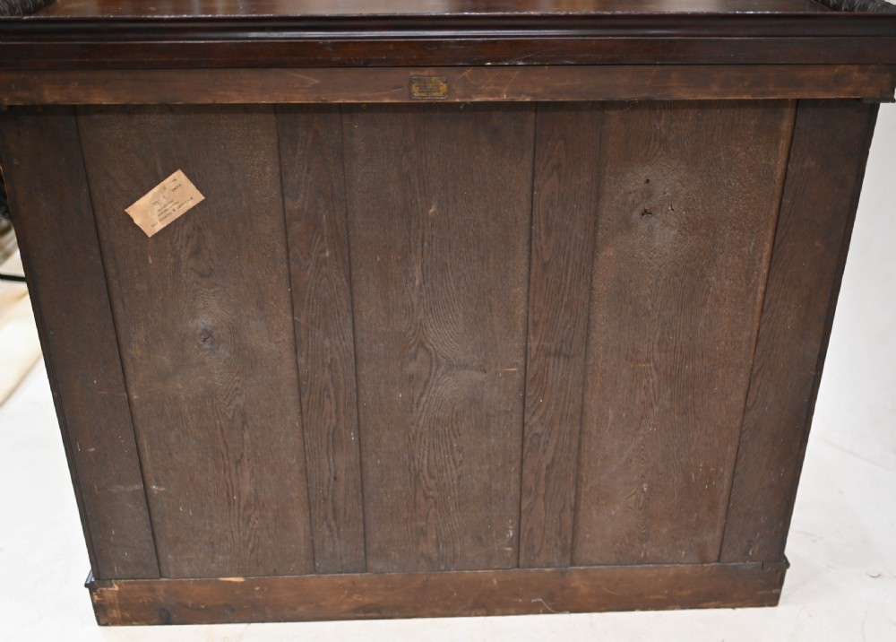 Chippendale Bookcase Cabinet Mahogany View XI