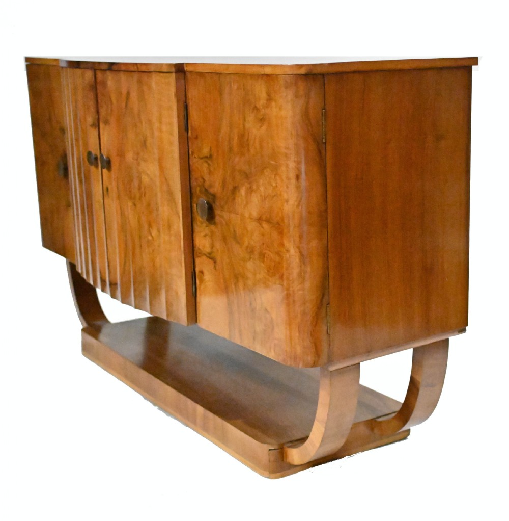 Period Art Deco Sideboard Walnut Server 1930
 View VI