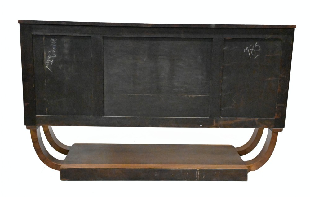 Period Art Deco Sideboard Walnut Server 1930
 View X