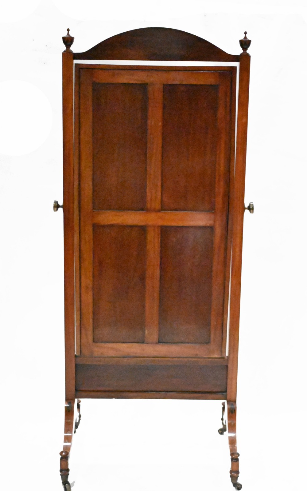 Adams Painted Cheval Mirror Satinwood Floor Mirrors 1910
 View XII