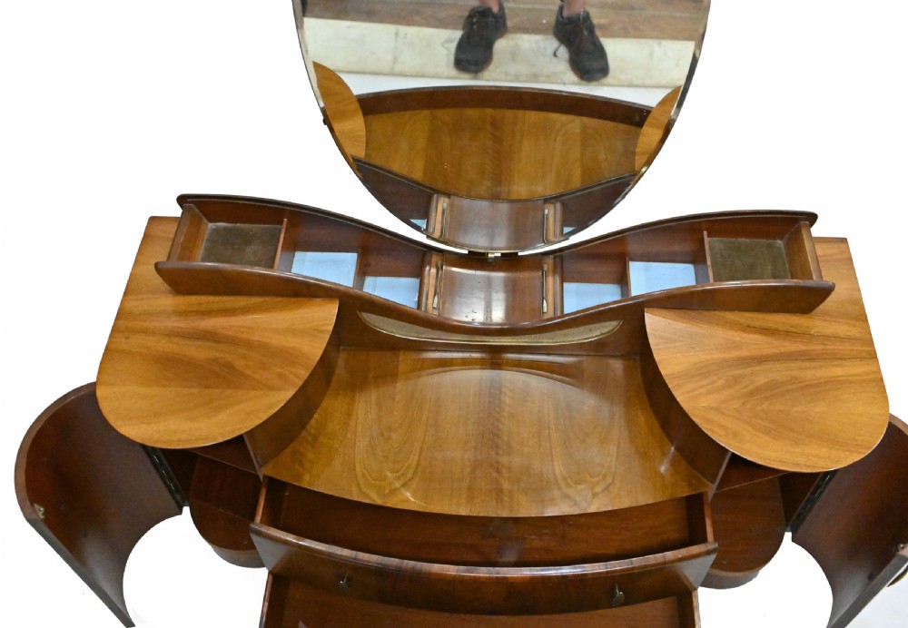 Vintage Art Deco Dressing Table Mirror Dresser 1930
 View VII