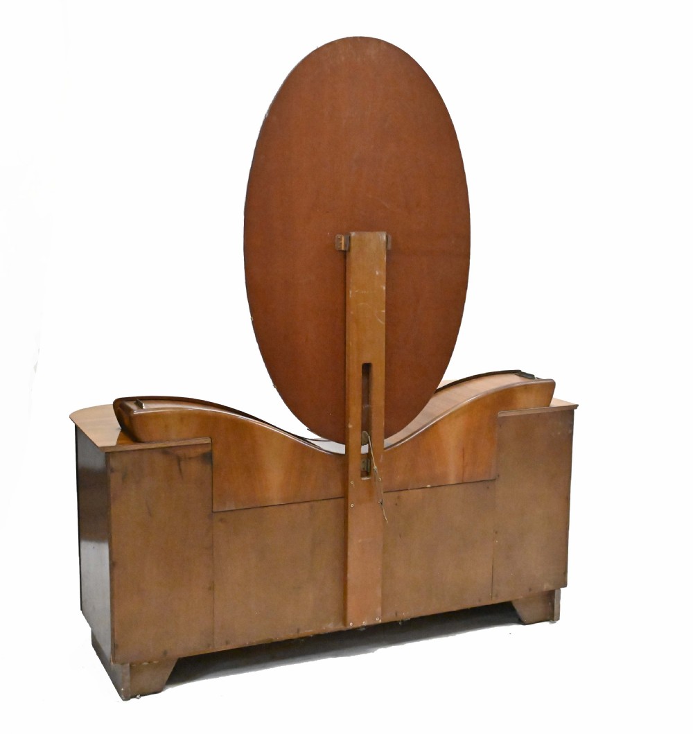 Vintage Art Deco Dressing Table Mirror Dresser 1930
 View XI