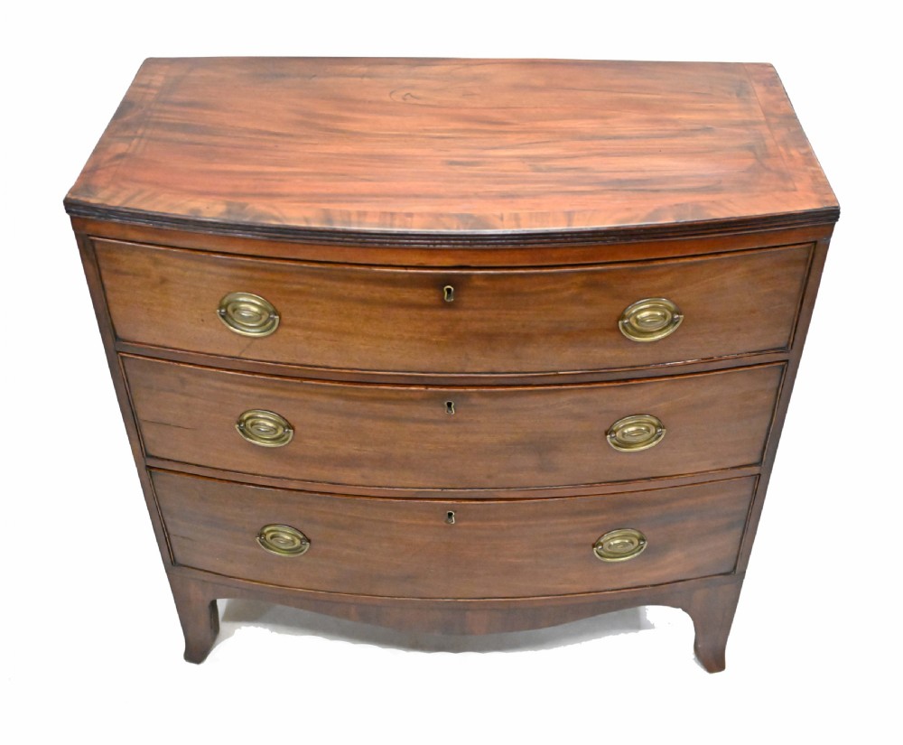 Georgian Bow Fronted Chest Mahogany 1820
 View IV