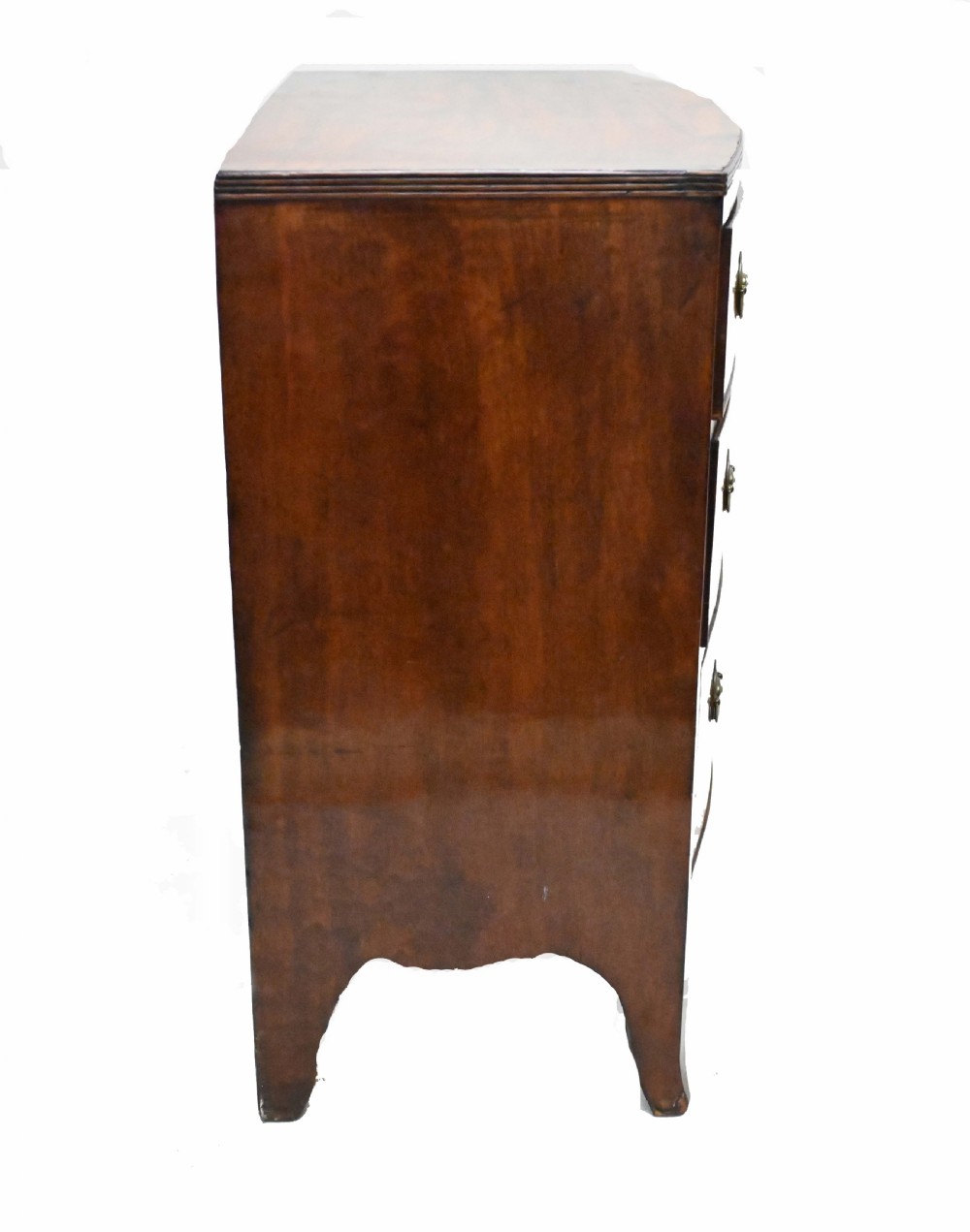 Georgian Bow Fronted Chest Mahogany 1820
 View IX