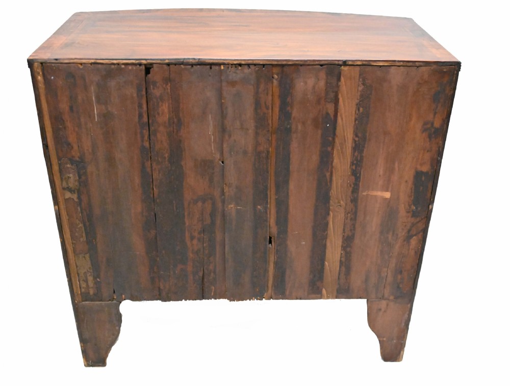 Georgian Bow Fronted Chest Mahogany 1820
 View X