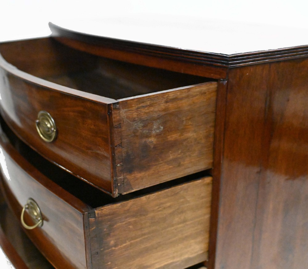 Georgian Bow Fronted Chest Mahogany 1820
 View XI