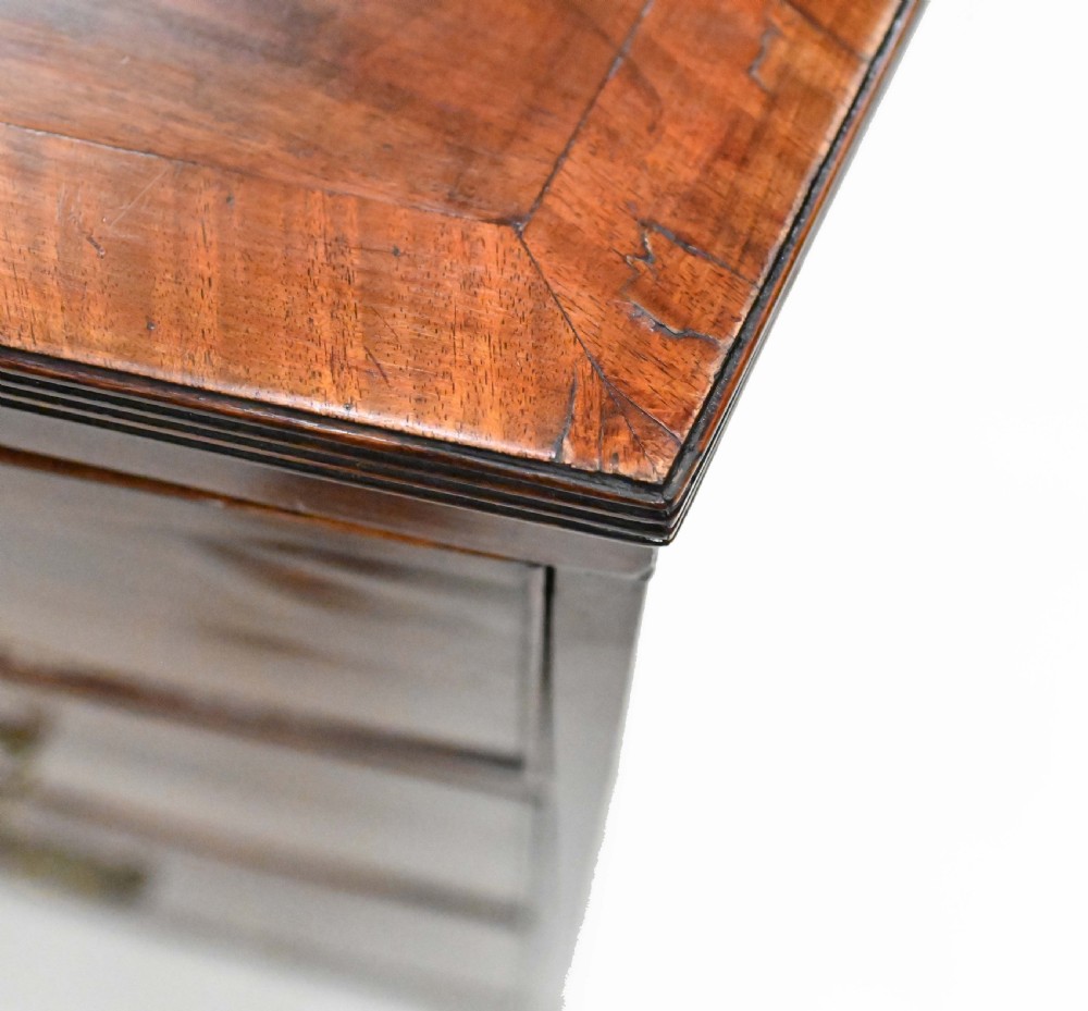 Georgian Bow Fronted Chest Mahogany 1820
 View XII