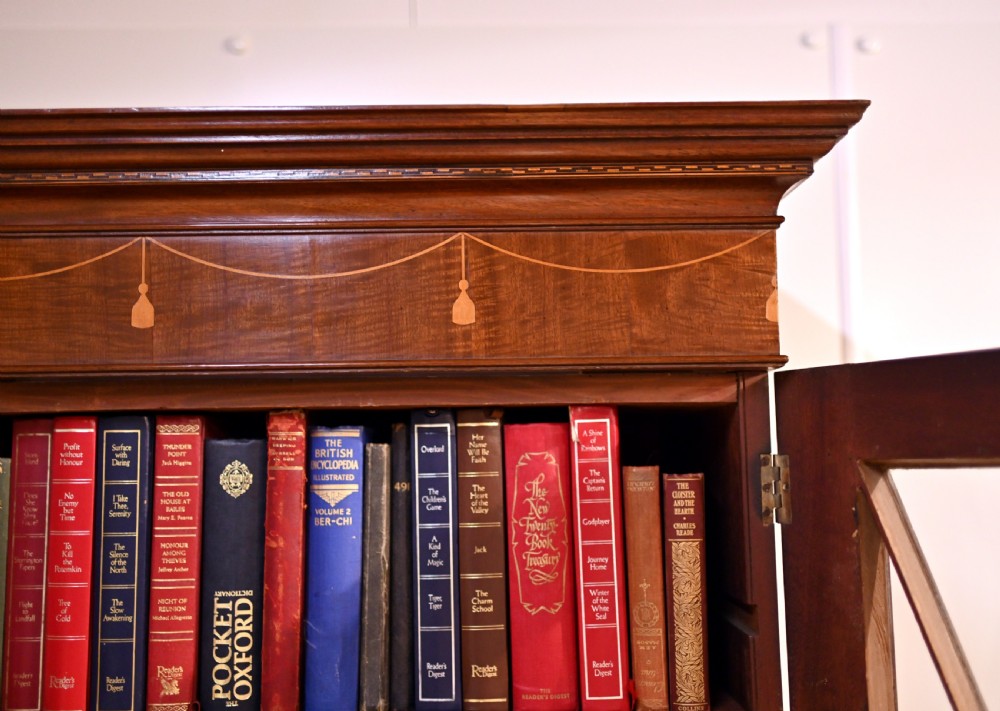 George III Secretaire Bookcase Mahogany Antique 1790 Desk
 View VI