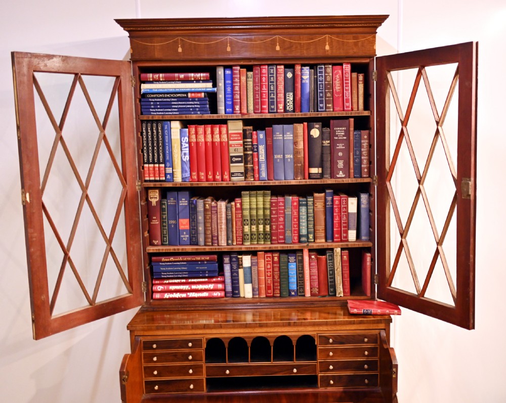 George III Secretaire Bookcase Mahogany Antique 1790 Desk
 View VII
