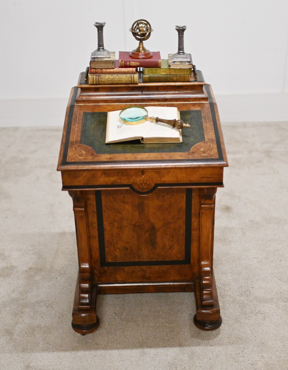 Victorian Davenport Desk Walnut 1880
 View II