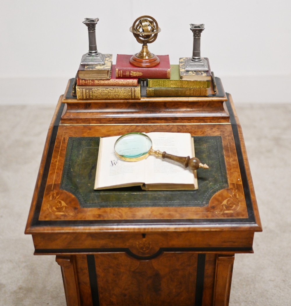 Victorian Davenport Desk Walnut 1880
 View III