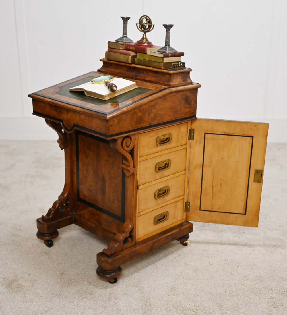 Victorian Davenport Desk Walnut 1880
 View IV