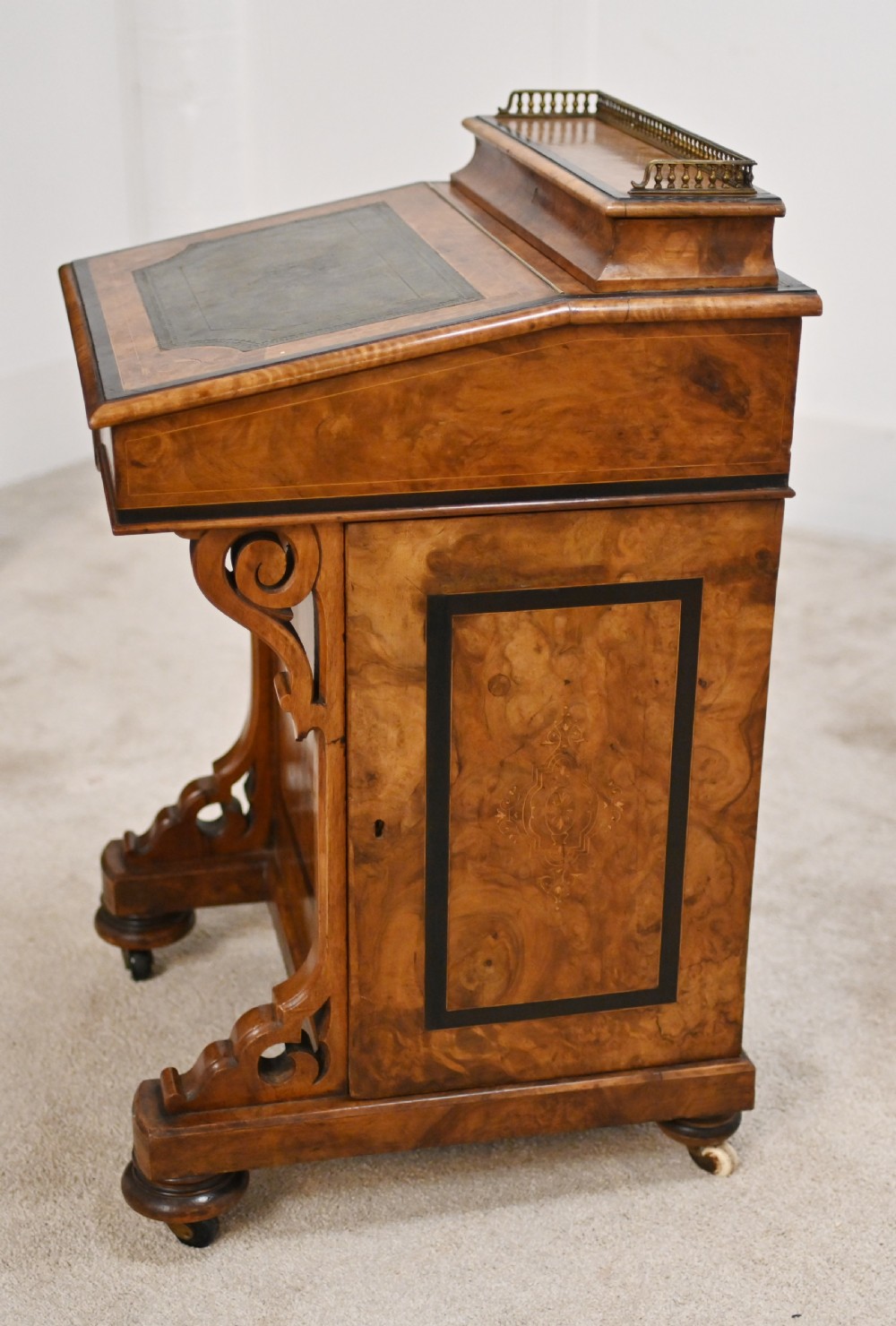 Victorian Davenport Desk Walnut 1880
 View IX