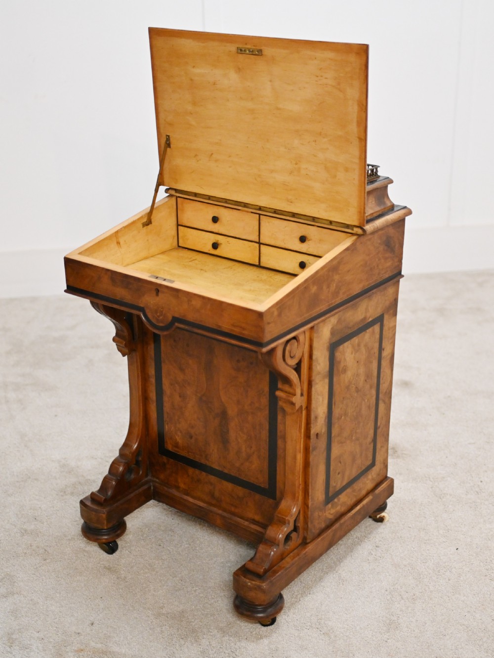 Victorian Davenport Desk Walnut 1880
 View X