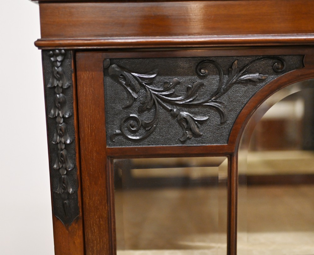 Edwardian Display Cabinet Mahogany Art Nouveau
 View IV