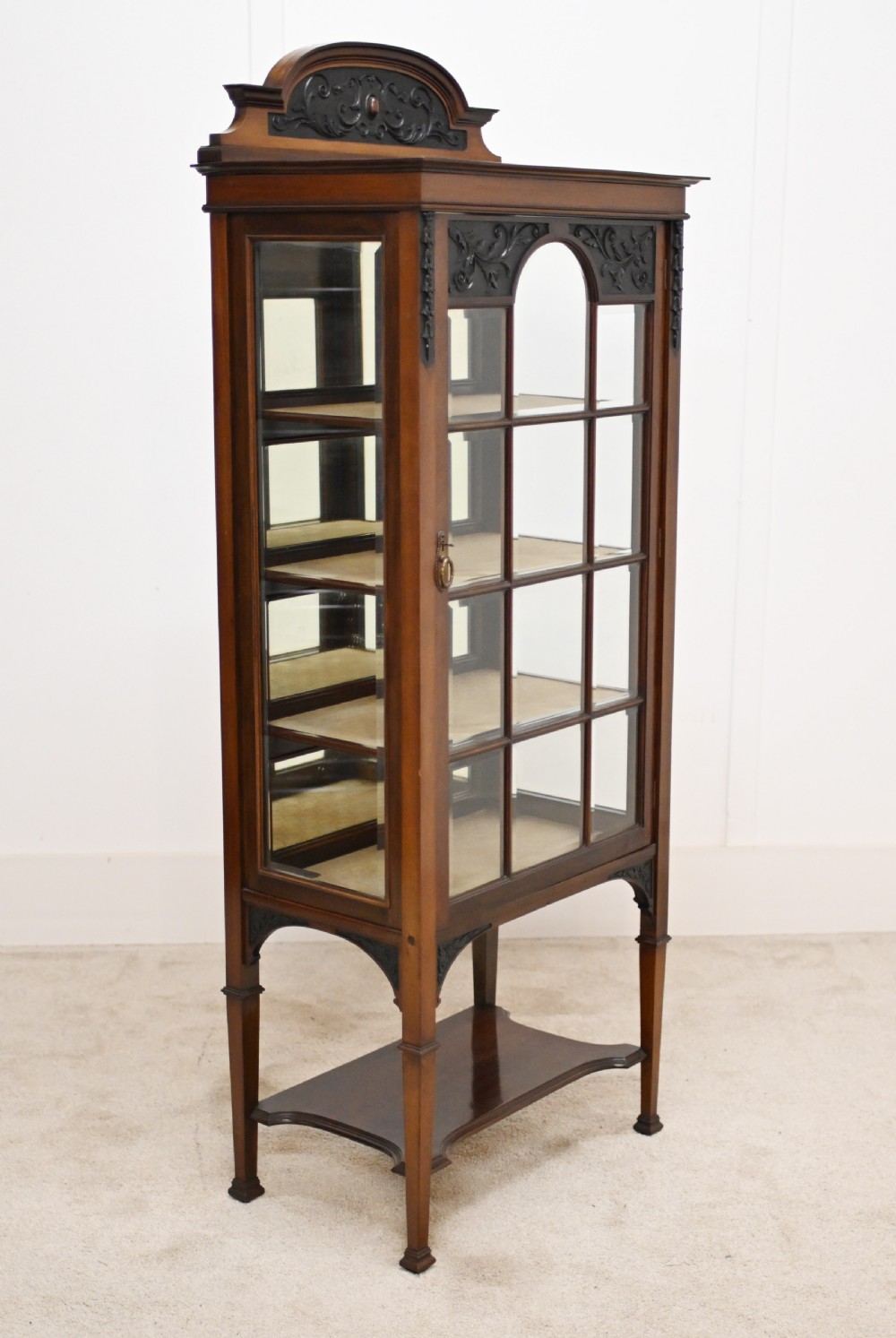 Edwardian Display Cabinet Mahogany Art Nouveau
 View VI