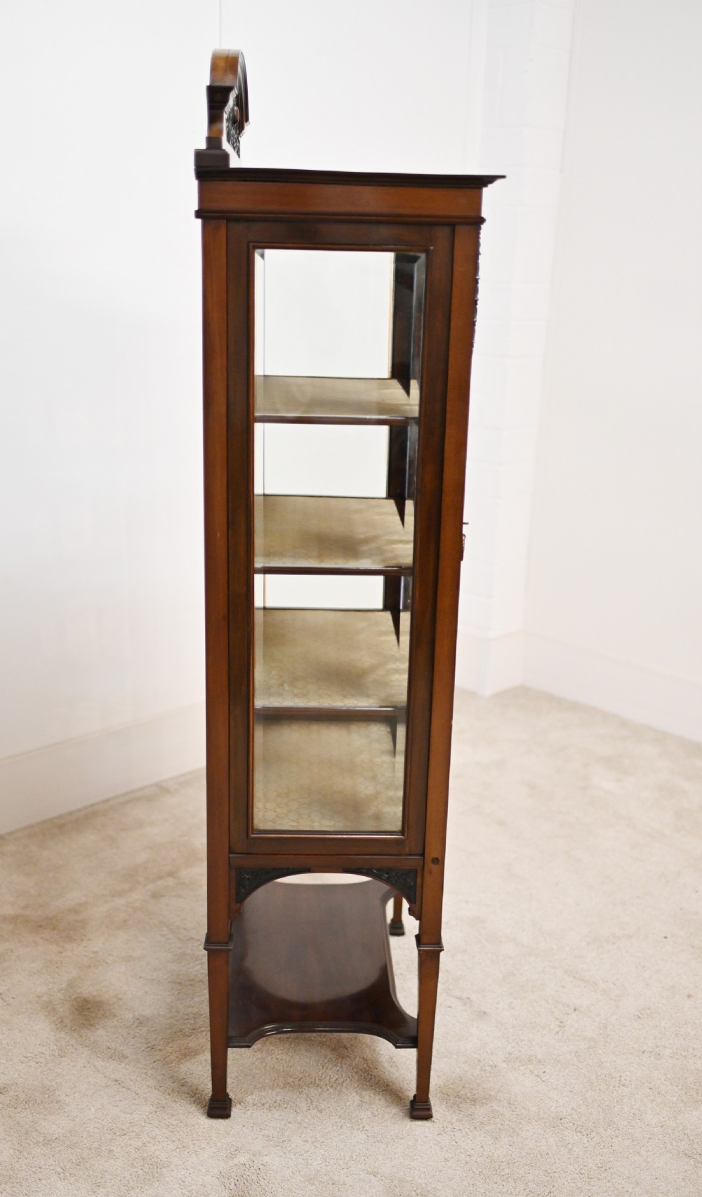 Edwardian Display Cabinet Mahogany Art Nouveau
 View VIII