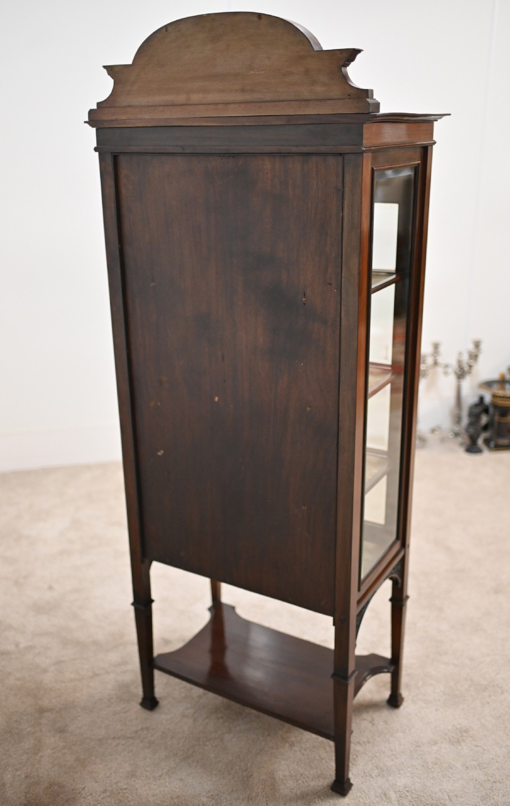 Edwardian Display Cabinet Mahogany Art Nouveau
 View X