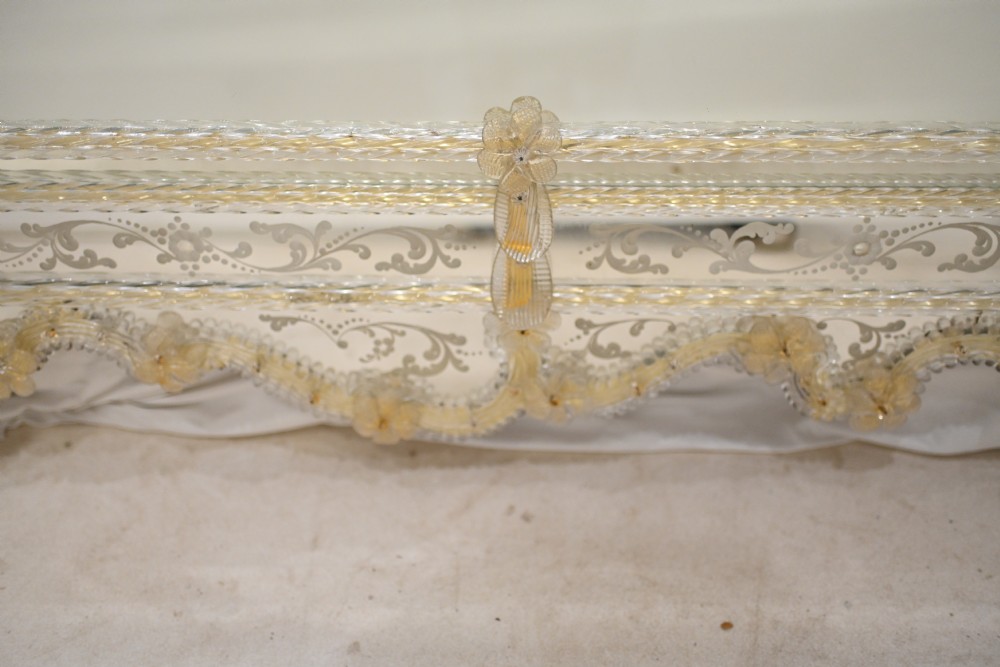 Venetian Mirror Mantle Glass Murano 1920
 View XVI