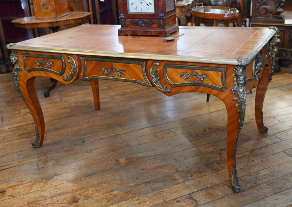 French Bureau Plat Desk Louis XVI Writing Table